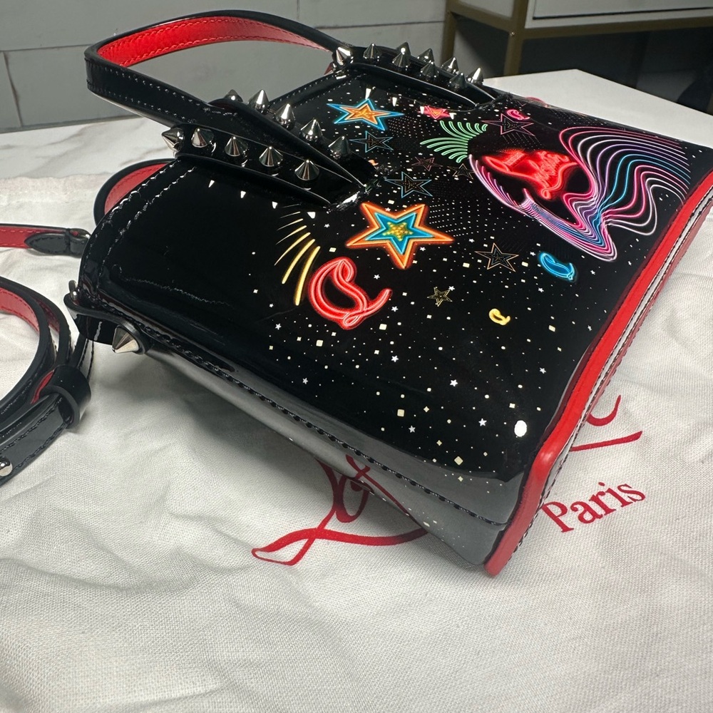 Christian Louboutin Cabata East West Tote Printed Patent Nano - Picture 6 of 10